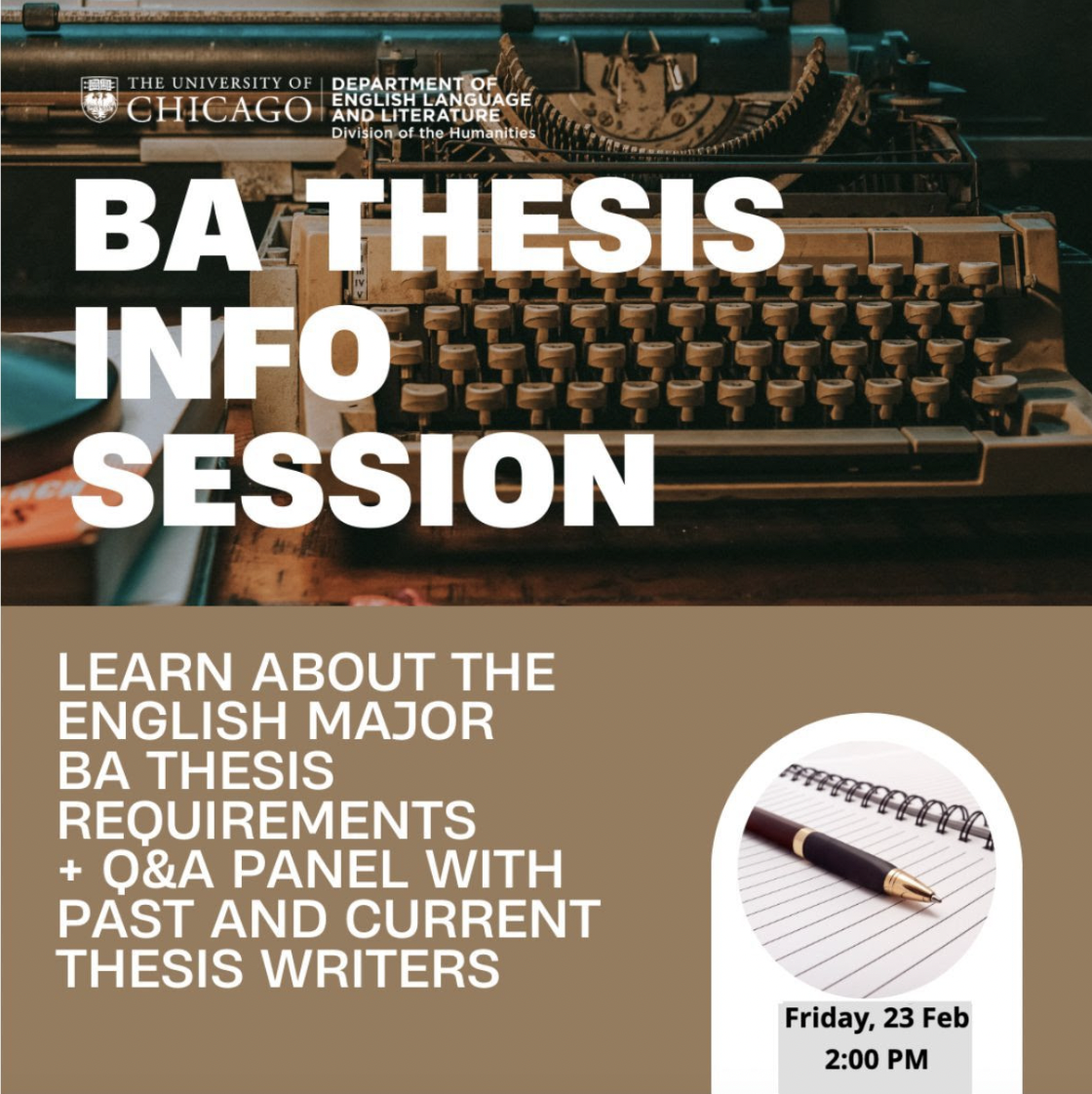 BA Thesis Info Session