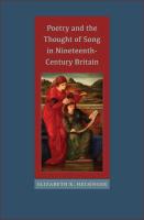 Poetry and the Thought of Song in Nineteenth-Century Britain (Virginia 2015)